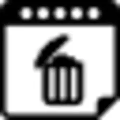 Recycling day calendar page