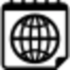 Planet grid on calendar page