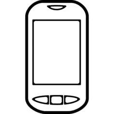 Mobile phone with three buttons
