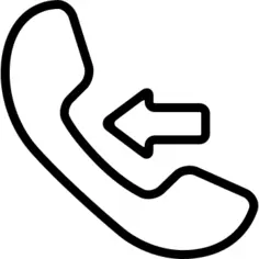 Incoming call symbol