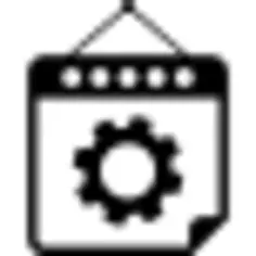 Gear on mechanic hanging calendar page