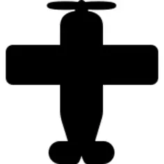 Airplane with one helix