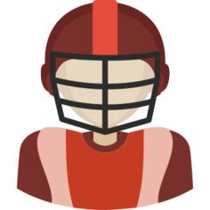 American football player