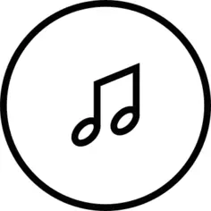Musical note Button