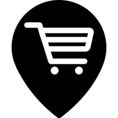 Shopping cart in a circle