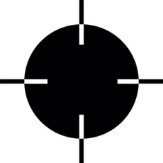 Black target pointer