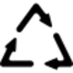 Recycle symbol with three arrows