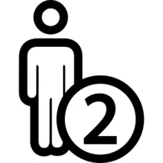 Two persons symbol