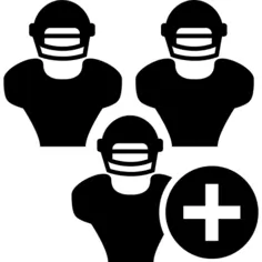 Rugby team add button