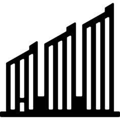 Buildings urban towers group of three