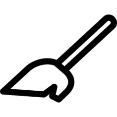 Brush outline in diagonal