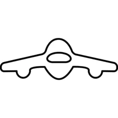 Airplane front ultrathin transport