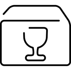 物流箱薄的轮廓与脆弱的内容