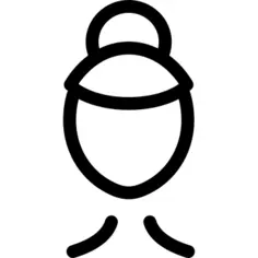 经典发型的女人