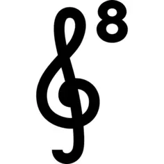 Octave clef