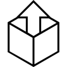 Open Box With Up Arrow