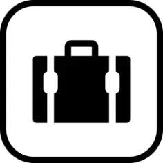 Suitcase sign