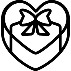 Heart Shape Giftbox with Ribbon