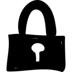 Locked padlock