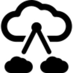 Connected clouds by internet