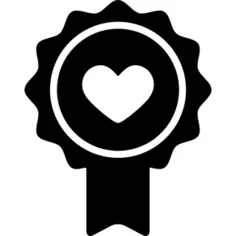 Badge heart