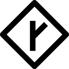 Y Intersection Sign