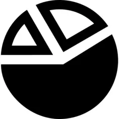 Circular graphic for business stats