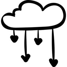 Raining hearts
