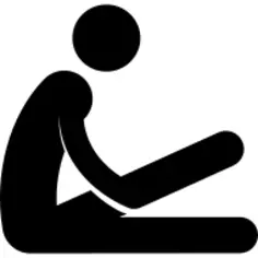 Stretching silhouette