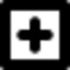 Plus sign in a square outline