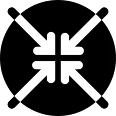 Four arrows pointing to center