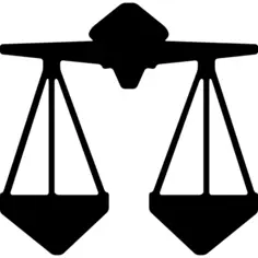 天秤座平衡司法尺度标志