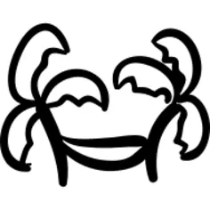 Palm trees with a hammock