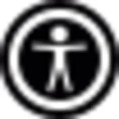 Stick man with open arms