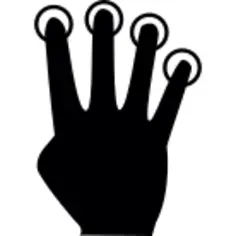 触摸和向下滑动