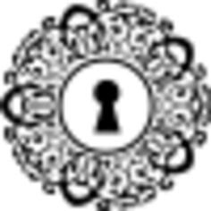 Keyhole ornamented circular shape