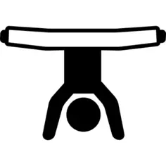 Man handstands Posture and Open Legs