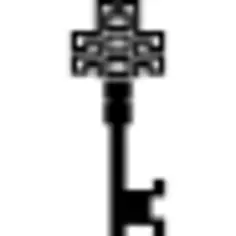 Key of straight lines and angles design