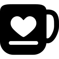 Cup with a heart