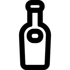 Drink bottle outline