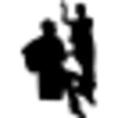 Flamenco dancer and guitar player silhouettes