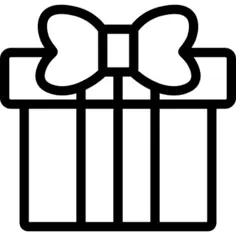 Square Giftbox with Big Lace