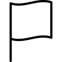 Small rectangle flag