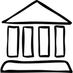 古色古香的列建筑轮廓