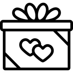Giftbox with Hearts