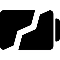 电池坏了两部分符号