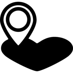 Love location pin
