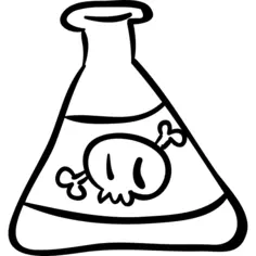 万圣节致命的毒药瓶