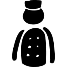 Man working on hotel reception