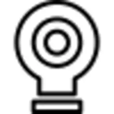 Target outline symbol inside a circle